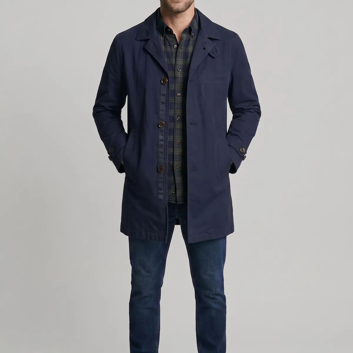 FEROUCH - Abrigo Chelsea Navy Ferouch