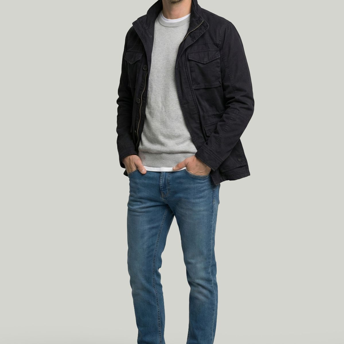 NEW MAN - Chaqueta Madrid Black New Man