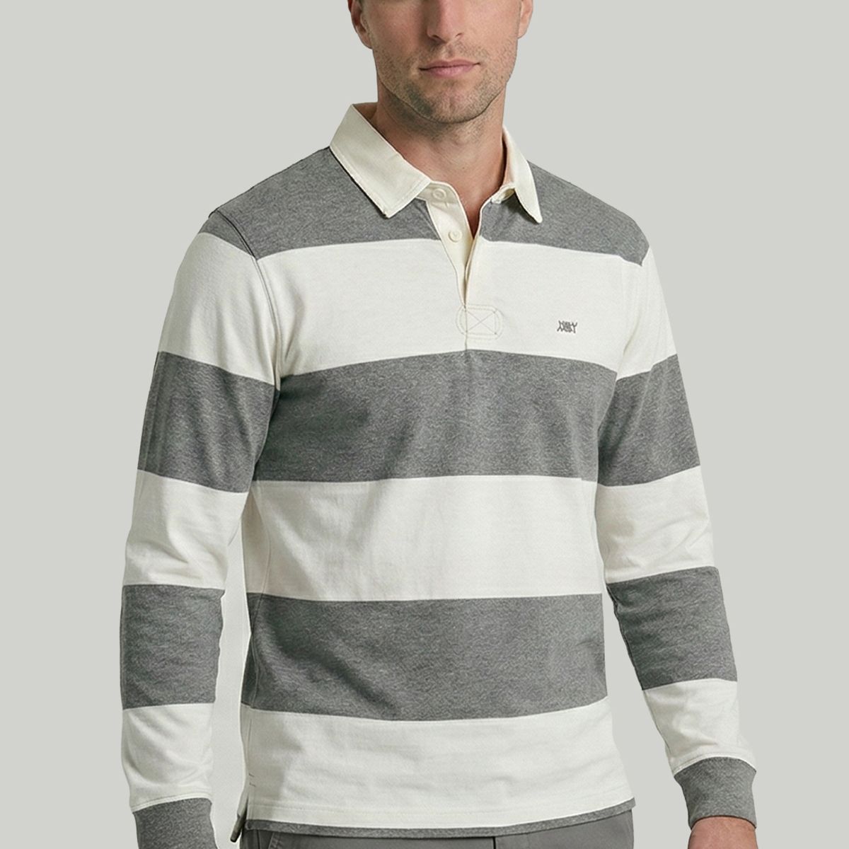 NEW MAN - Polo Belfast Grey Melange New Man