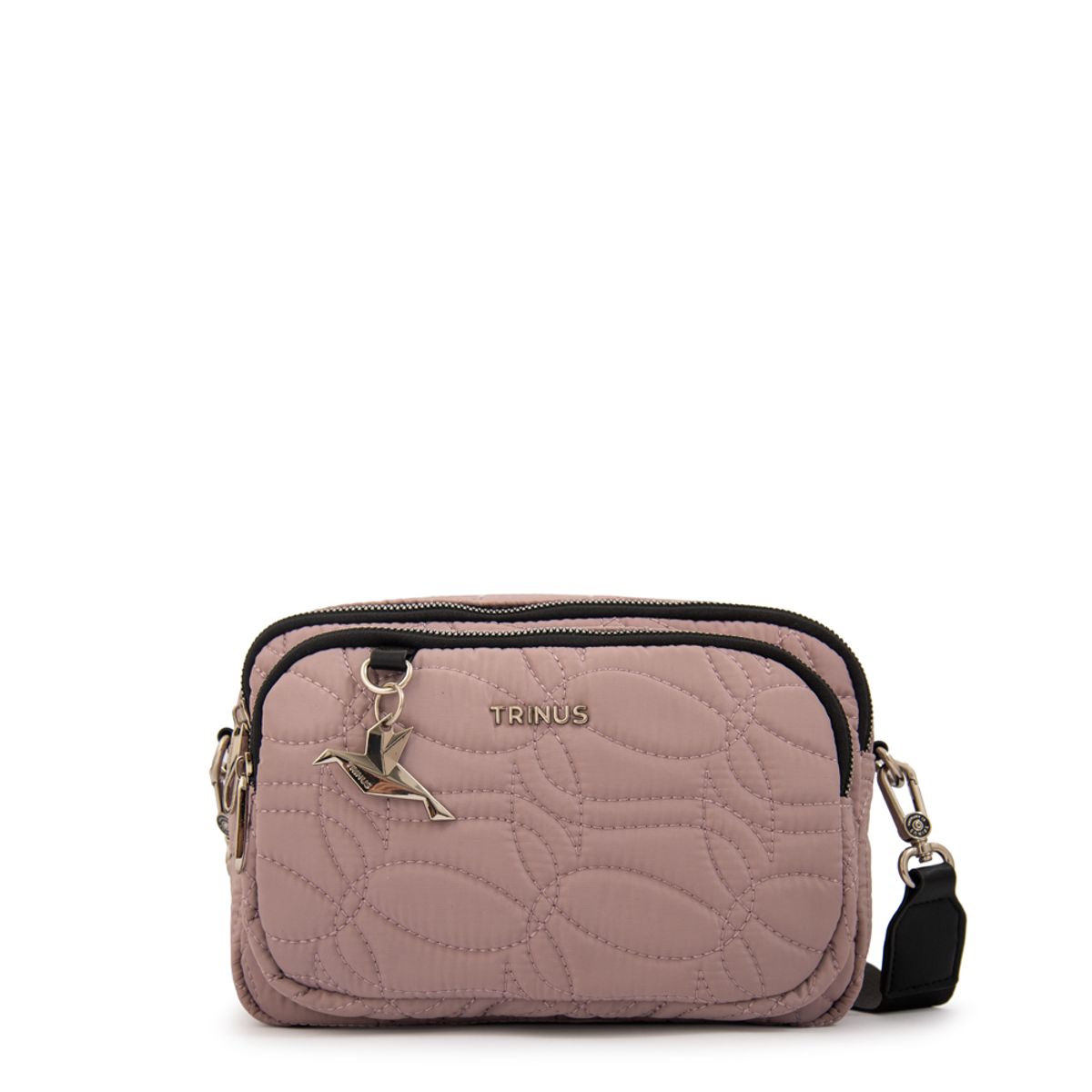 TRINUS - Cartera bandolera ivanca pequeña rosa viejo