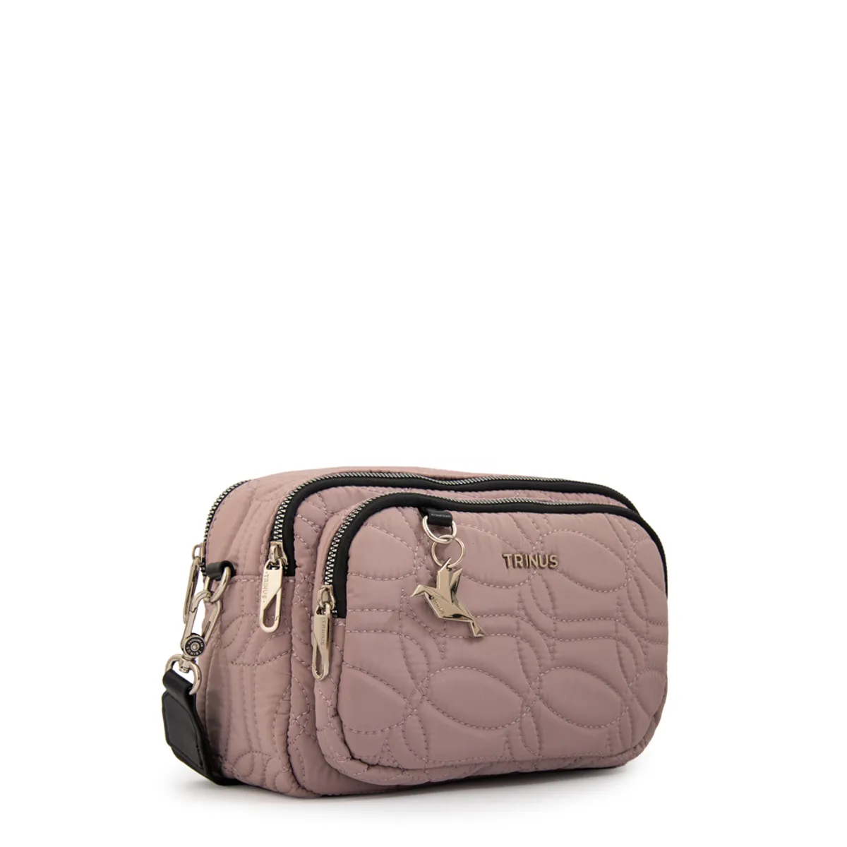 TRINUS - Cartera bandolera ivanca pequeña rosa viejo