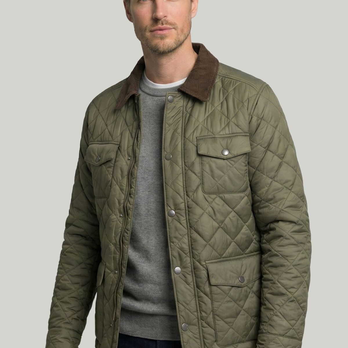 NEW MAN - Chaqueta Leiden Olive New Man