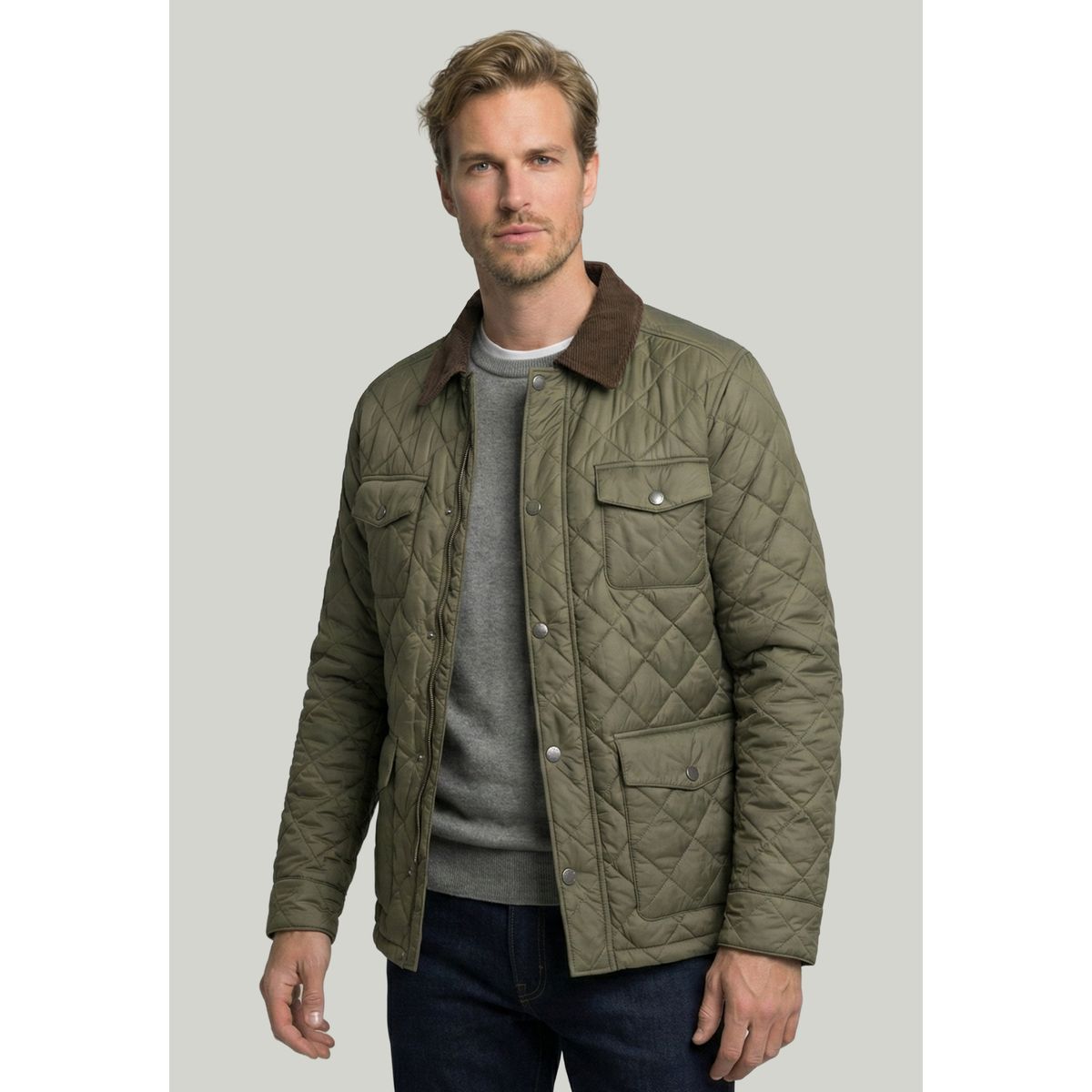 NEW MAN - Chaqueta Leiden Olive New Man