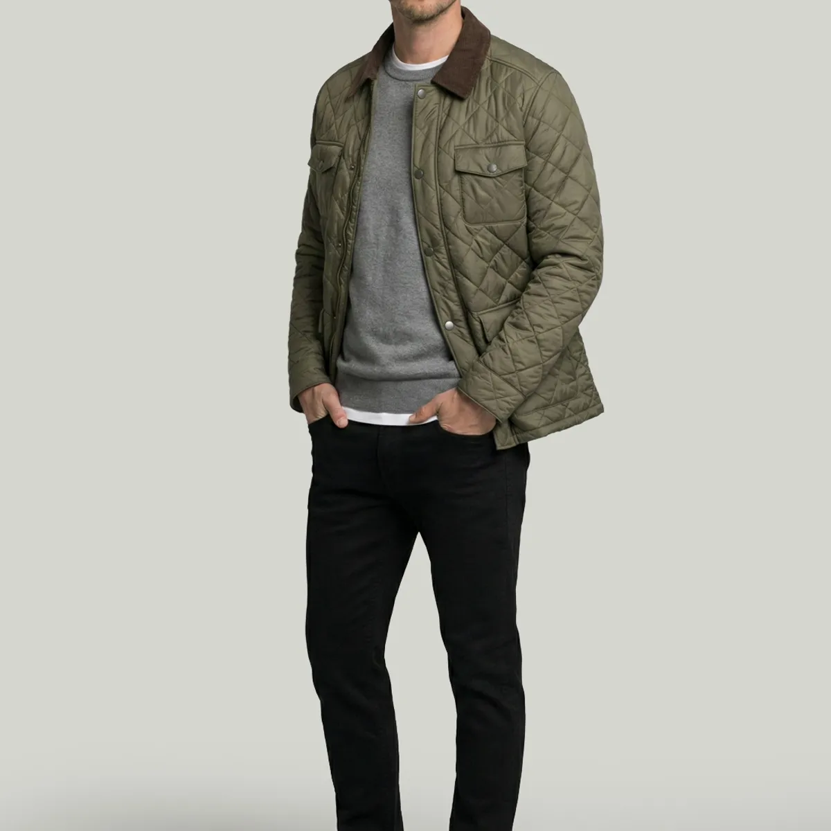 NEW MAN - Chaqueta Leiden Olive New Man