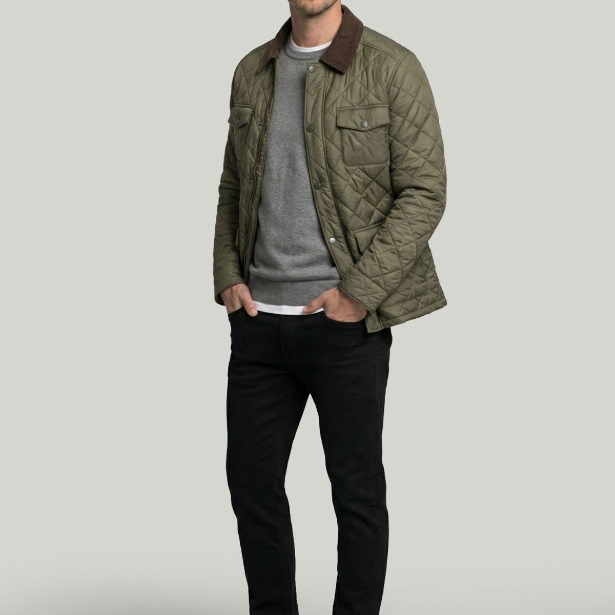 NEW MAN - Chaqueta Leiden Olive New Man