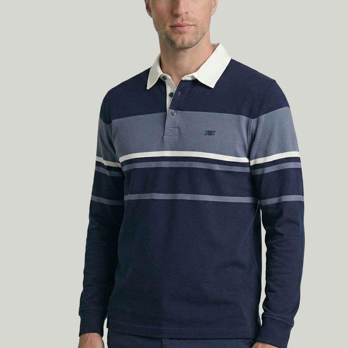 NEW MAN - Polo Monaco Navy New Man