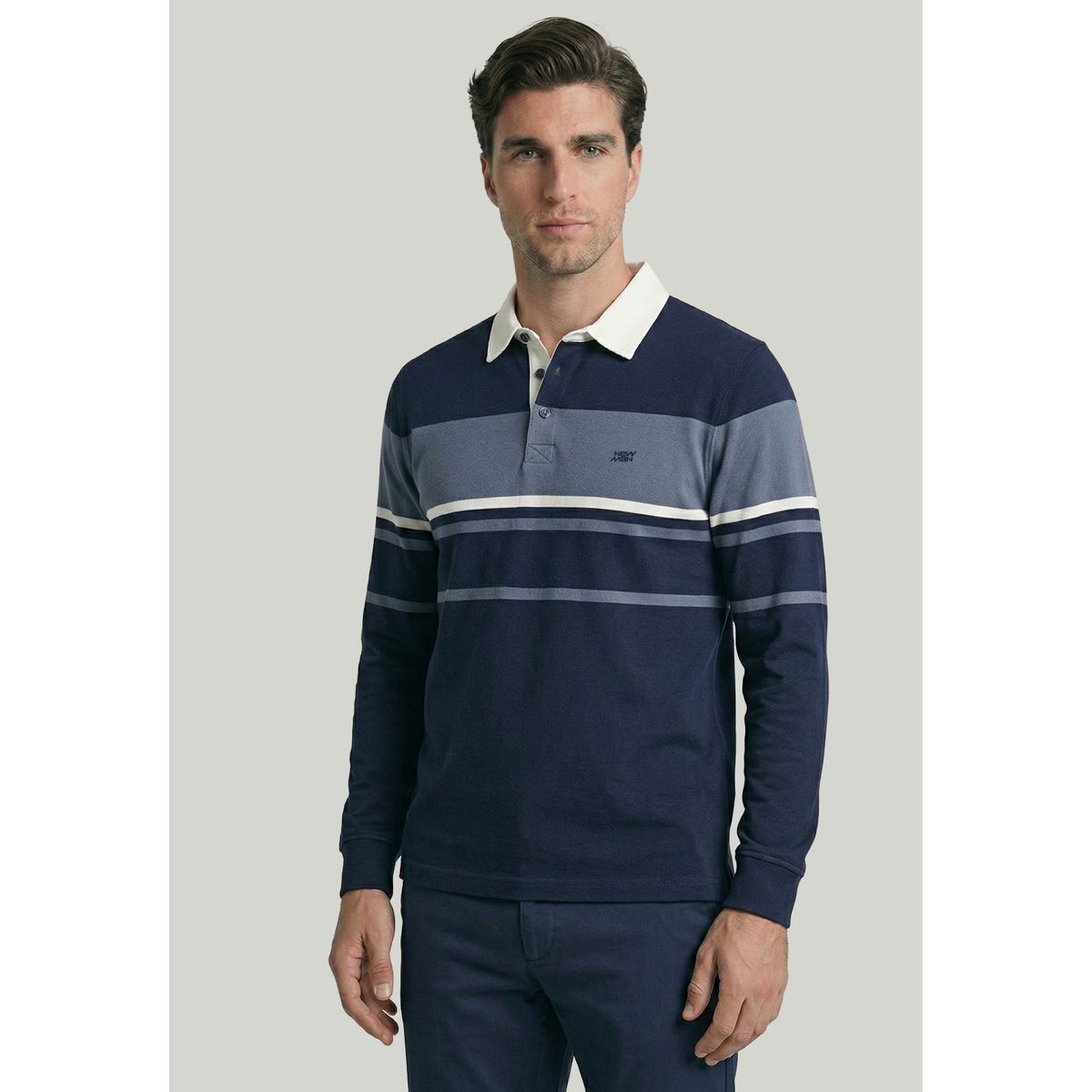 NEW MAN - Polo Monaco Navy New Man