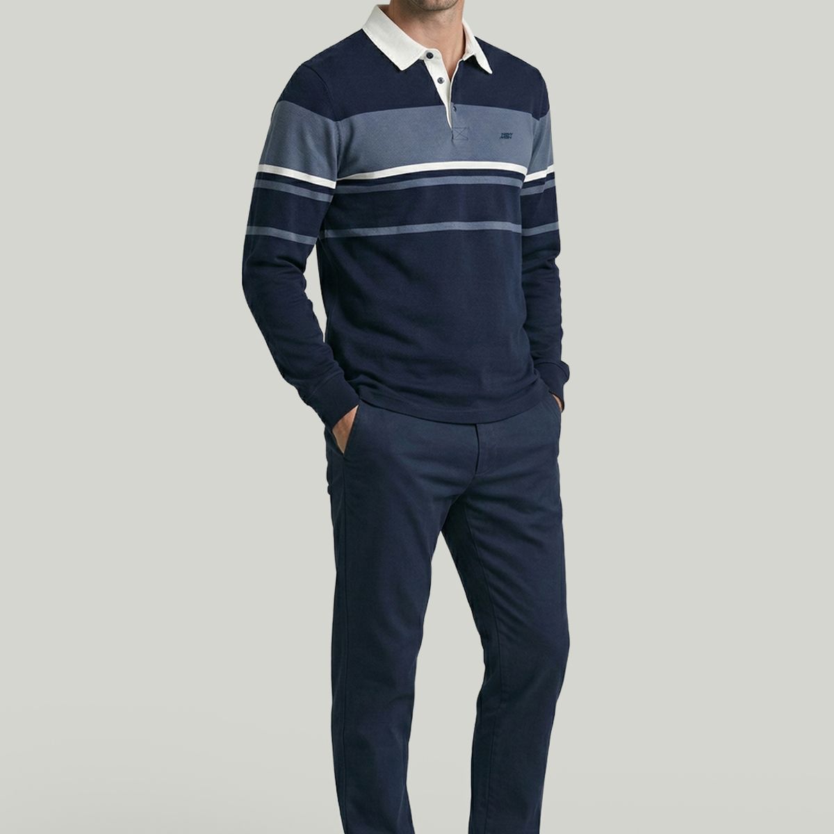 NEW MAN - Polo Monaco Navy New Man
