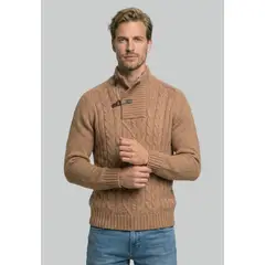 NEW MAN - Sweater Asti Camel Melange