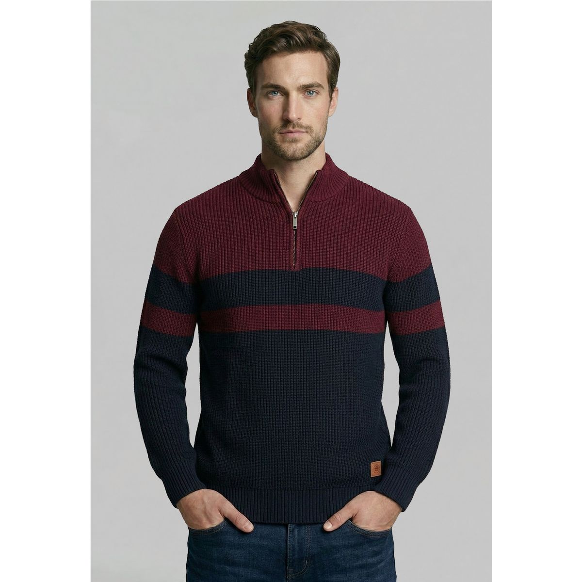 FEROUCH - Sweater Brownsville Dk Burgundy Ferouch