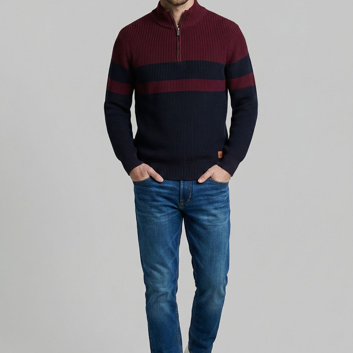 FEROUCH - Sweater Brownsville Dk Burgundy Ferouch