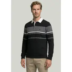NEW MAN - Polo Monaco Black