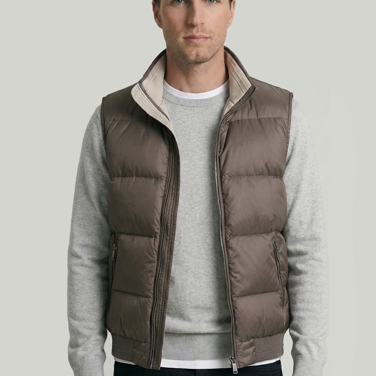 NEW MAN - Vest Tivoli Olive New Man