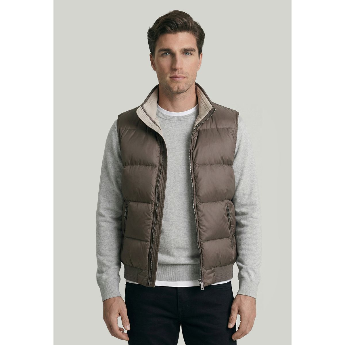NEW MAN - Vest Tivoli Olive New Man