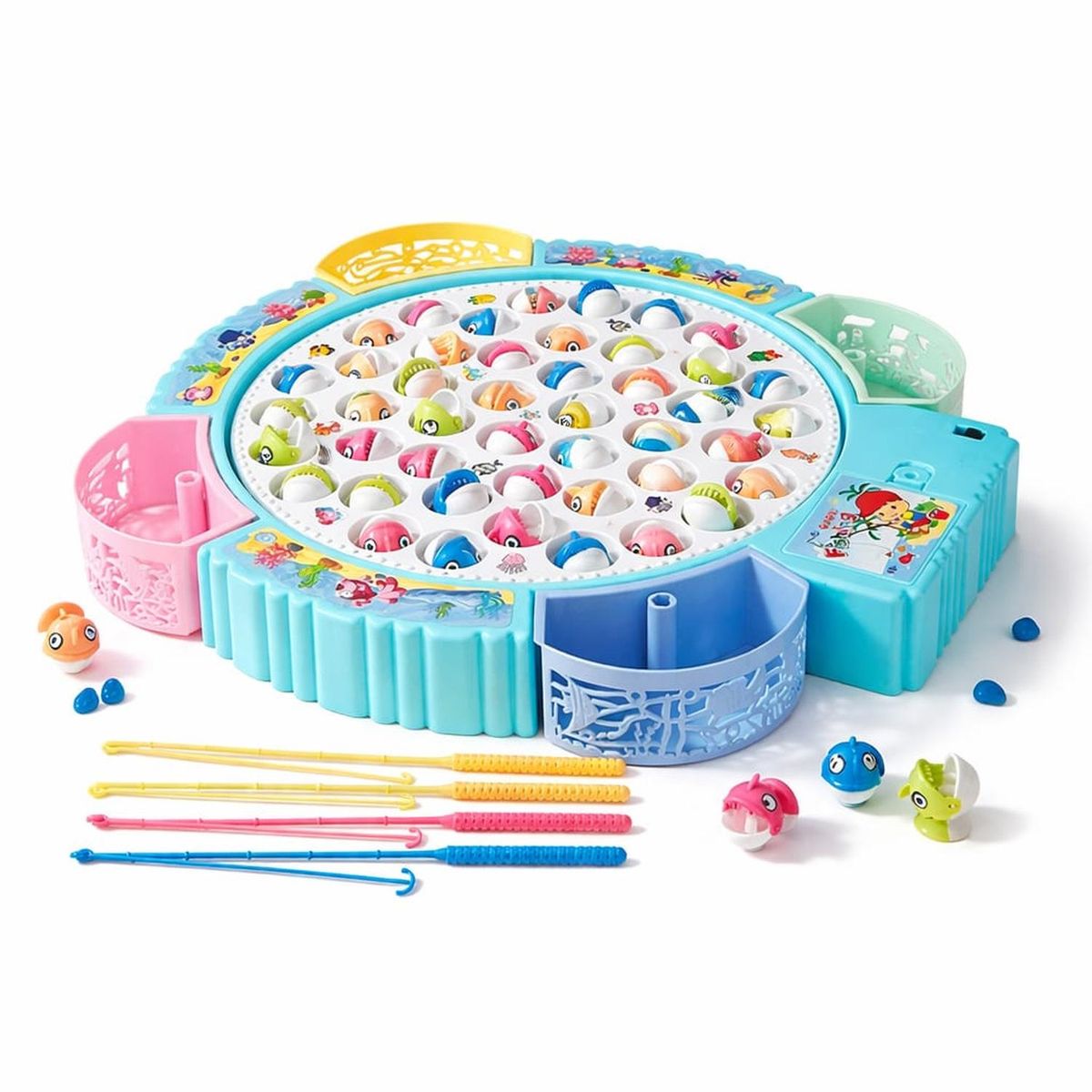 GENERICO - Juego De Pesca Magnetico Infantil Con Movimiento