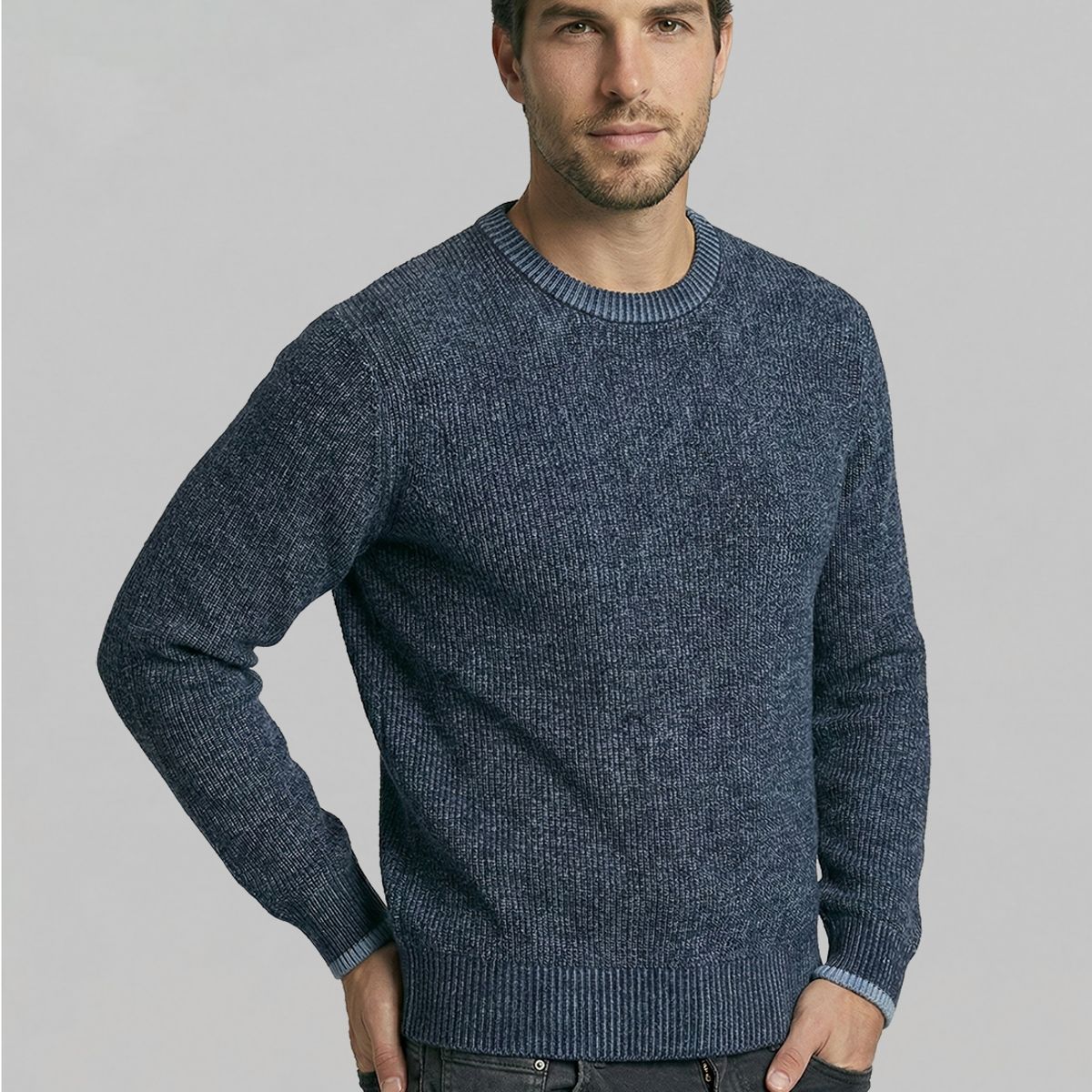 FEROUCH - Sweater Akron Navy Ferouch