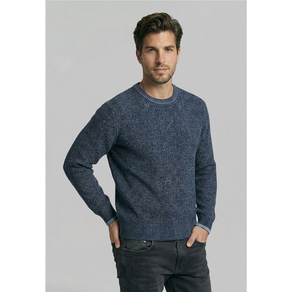 FEROUCH - Sweater Akron Navy Ferouch