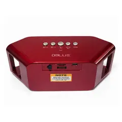 DBLUE - Parlante inalámbrico Portatil BT Rojo DBS110