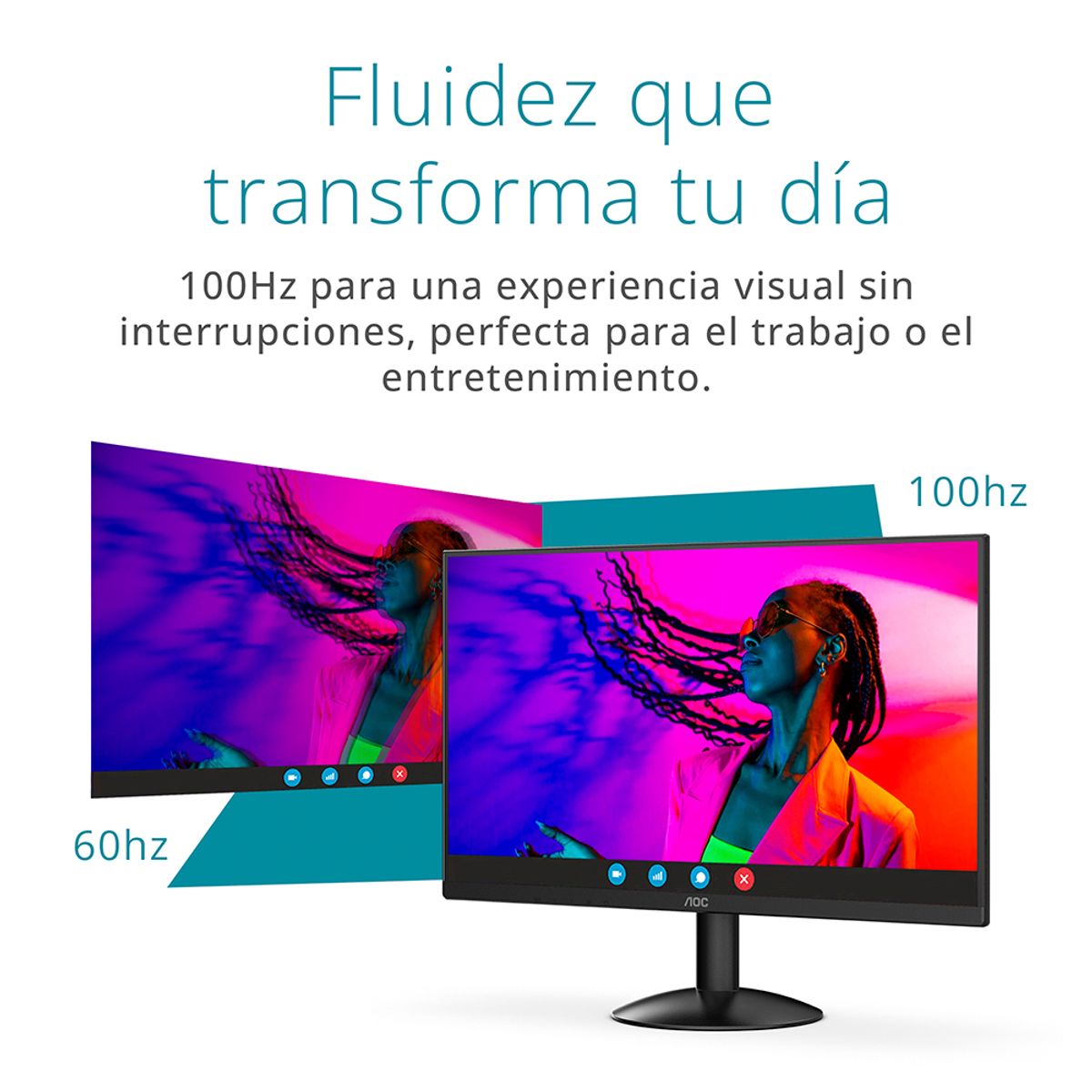 AOC - Monitor 22 AOC 22B30HM2 VA Full HD 100Hz