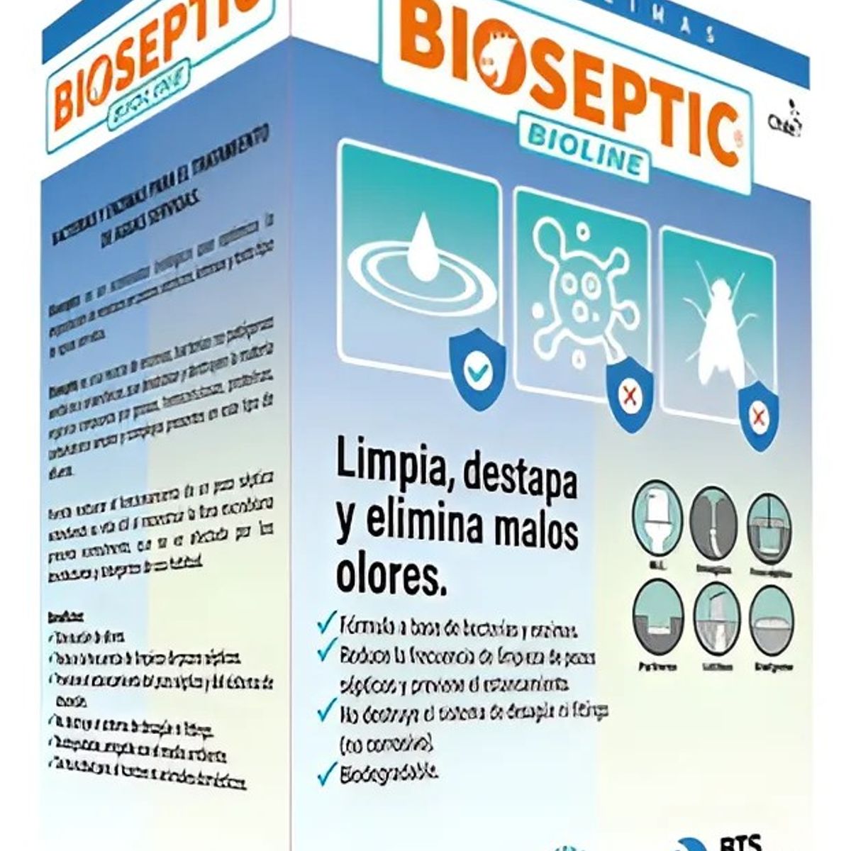 BTS - Biodegradador De Aguas Servidas Bts-intrade Bioseptic 500 G