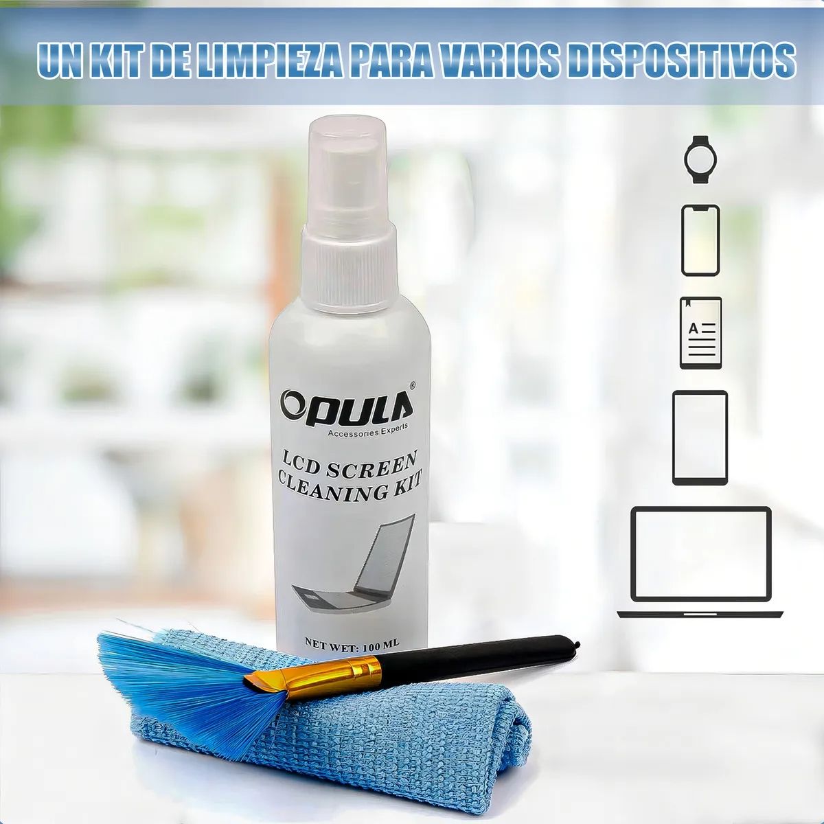 IRM - Limpiador Multifuncional Para Smartphone Laptop Y Computador Cepillo De Limpieza FIGOIMPORT