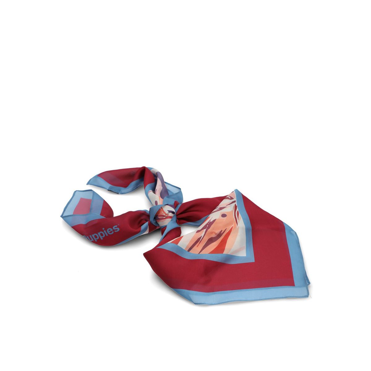 HUSH PUPPIES - Pañuelo Mujer Hp Scarf Leaves Crema HUSH PUPPIES
