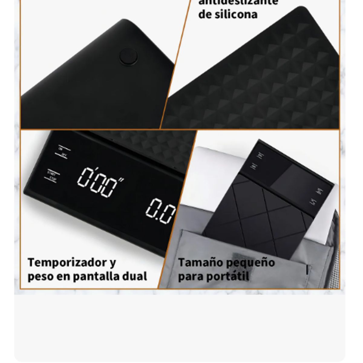 GENERICO - Cocina Pesa Balanza Digital De Alta Precisión De 0,1g A 5kg Capacidad máxima