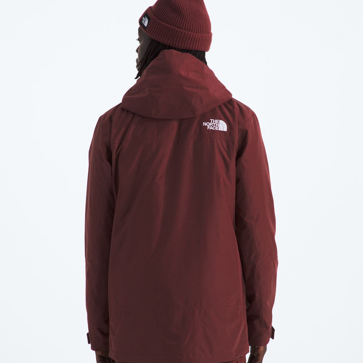 THE NORTH FACE - Chaqueta Thermoball Snow Triclimate Jacket Hombre Burdeo