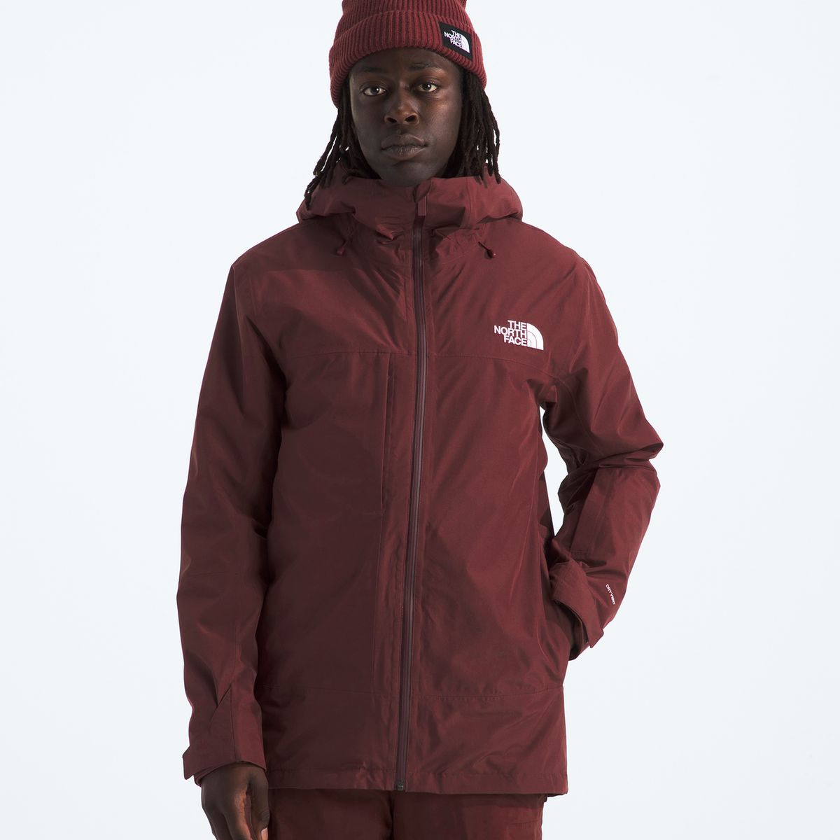 THE NORTH FACE - Chaqueta Thermoball Snow Triclimate Jacket Hombre Burdeo