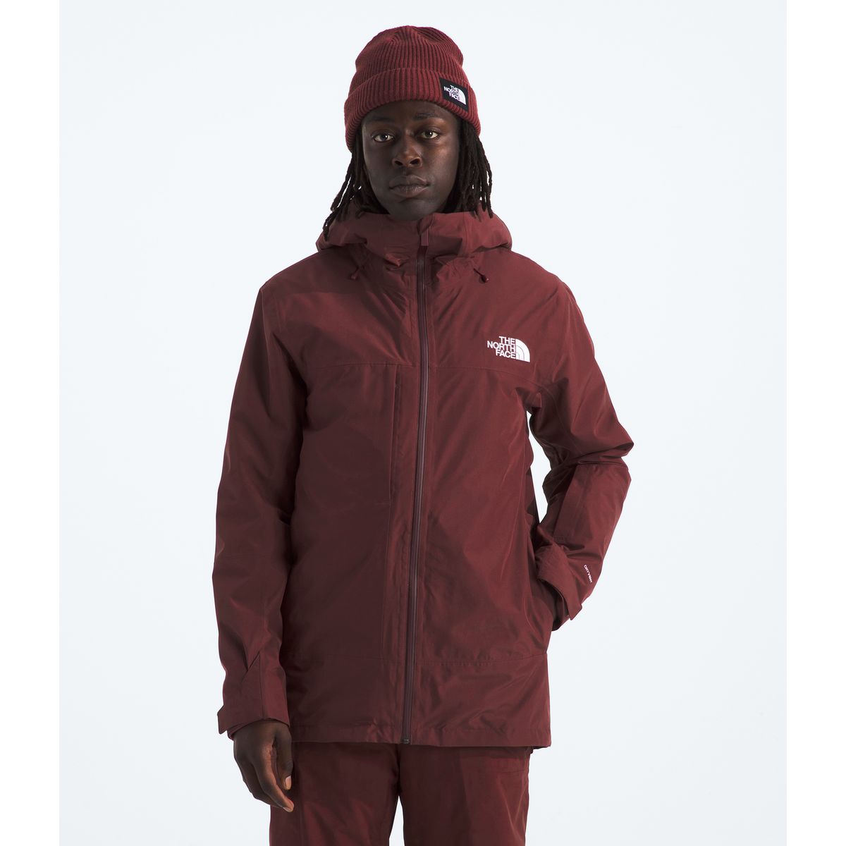 THE NORTH FACE - Chaqueta Thermoball Snow Triclimate Jacket Hombre Burdeo