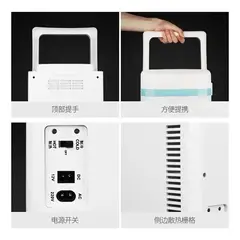 GENERICO - Mini Refrigerador Eléctrico Portátil Cooler Auto O Casa 12l