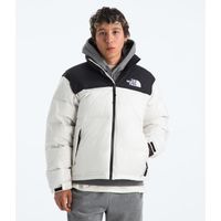 Chaqueta De Pluma 1996 Retro Nuptse Hombre Blanco Invierno
