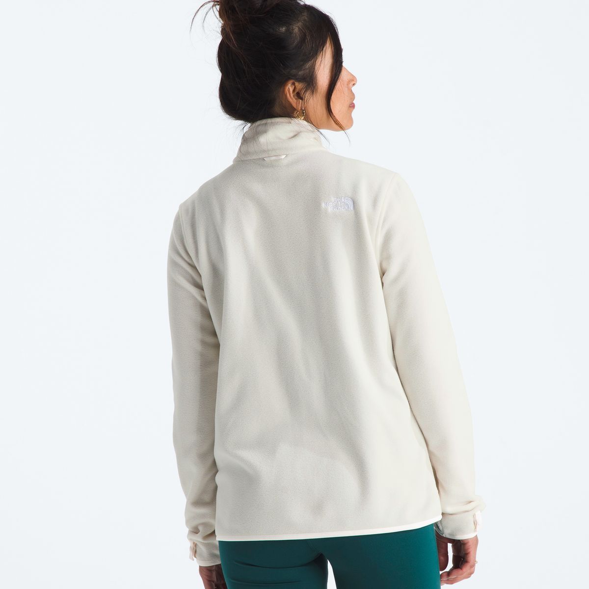 THE NORTH FACE - Chaqueta Glacier Fleece Jacket Mujer Blanco Invierno