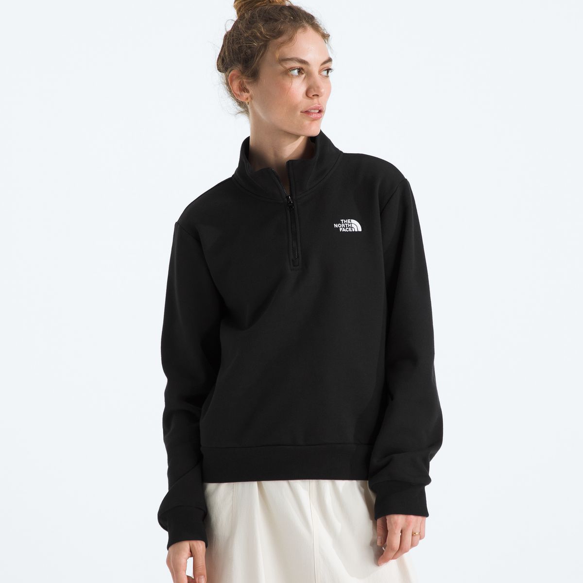 THE NORTH FACE - Poleron Evo Simple Dome 1/4 Zip Mujer Negro