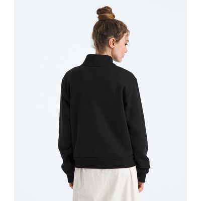 Imagen 2 del producto Poleron Evo Simple Dome 1/4 Zip Mujer Negro