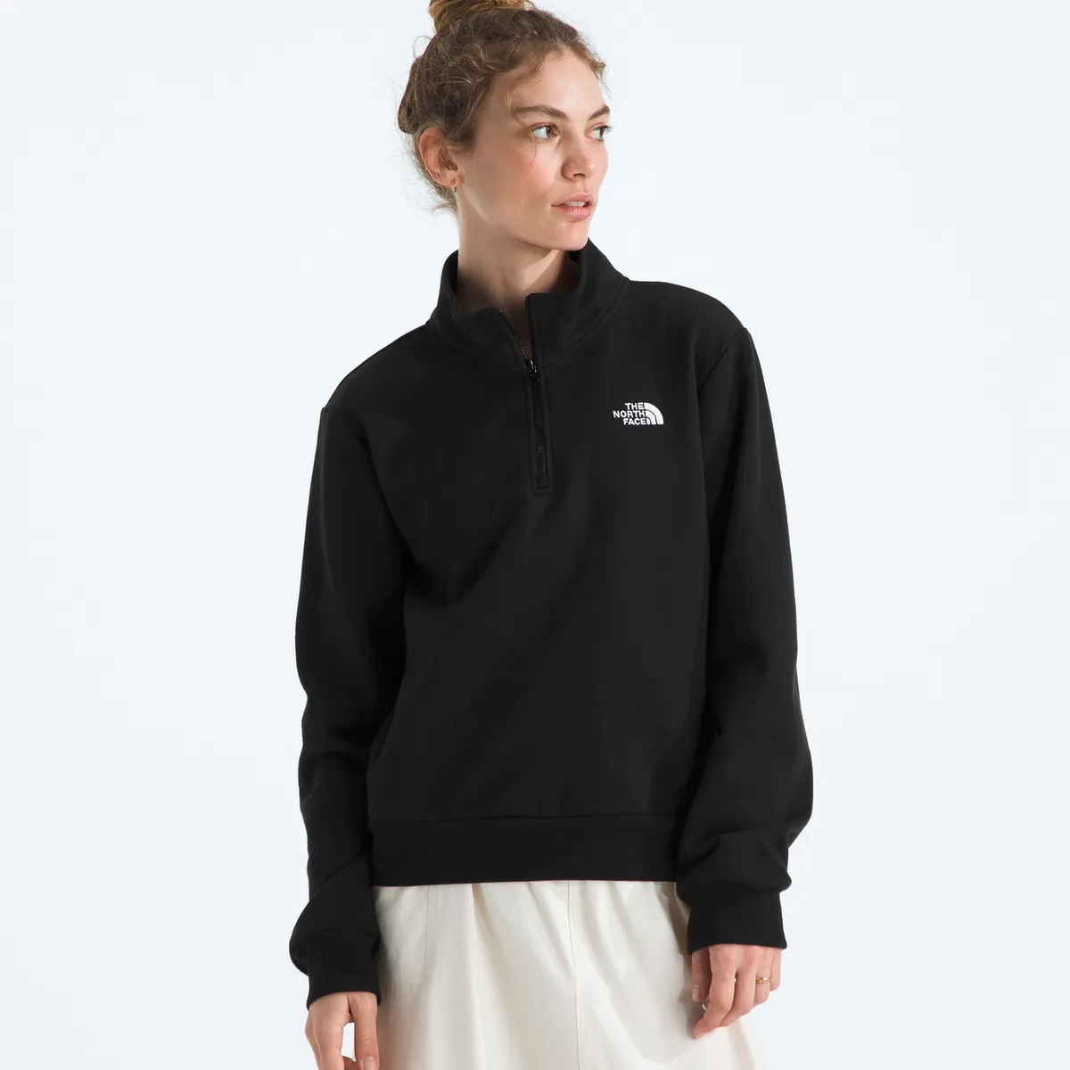 THE NORTH FACE - Poleron Evo Simple Dome 1/4 Zip Mujer Negro