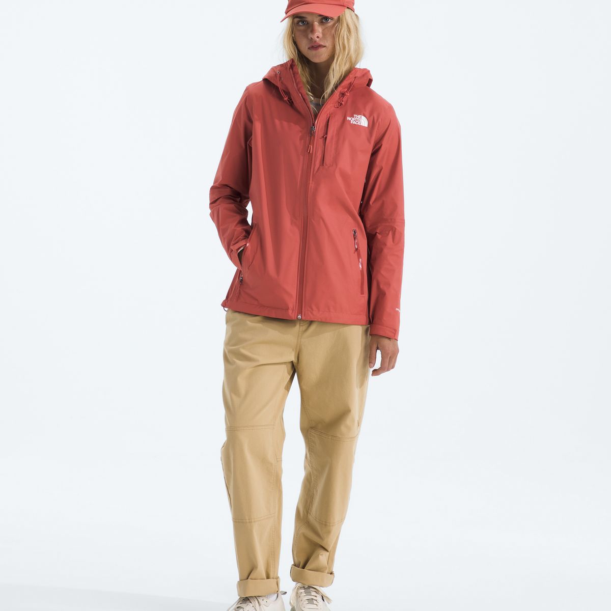 THE NORTH FACE - Chaqueta Impermeable Alta Vista Mujer Rojo