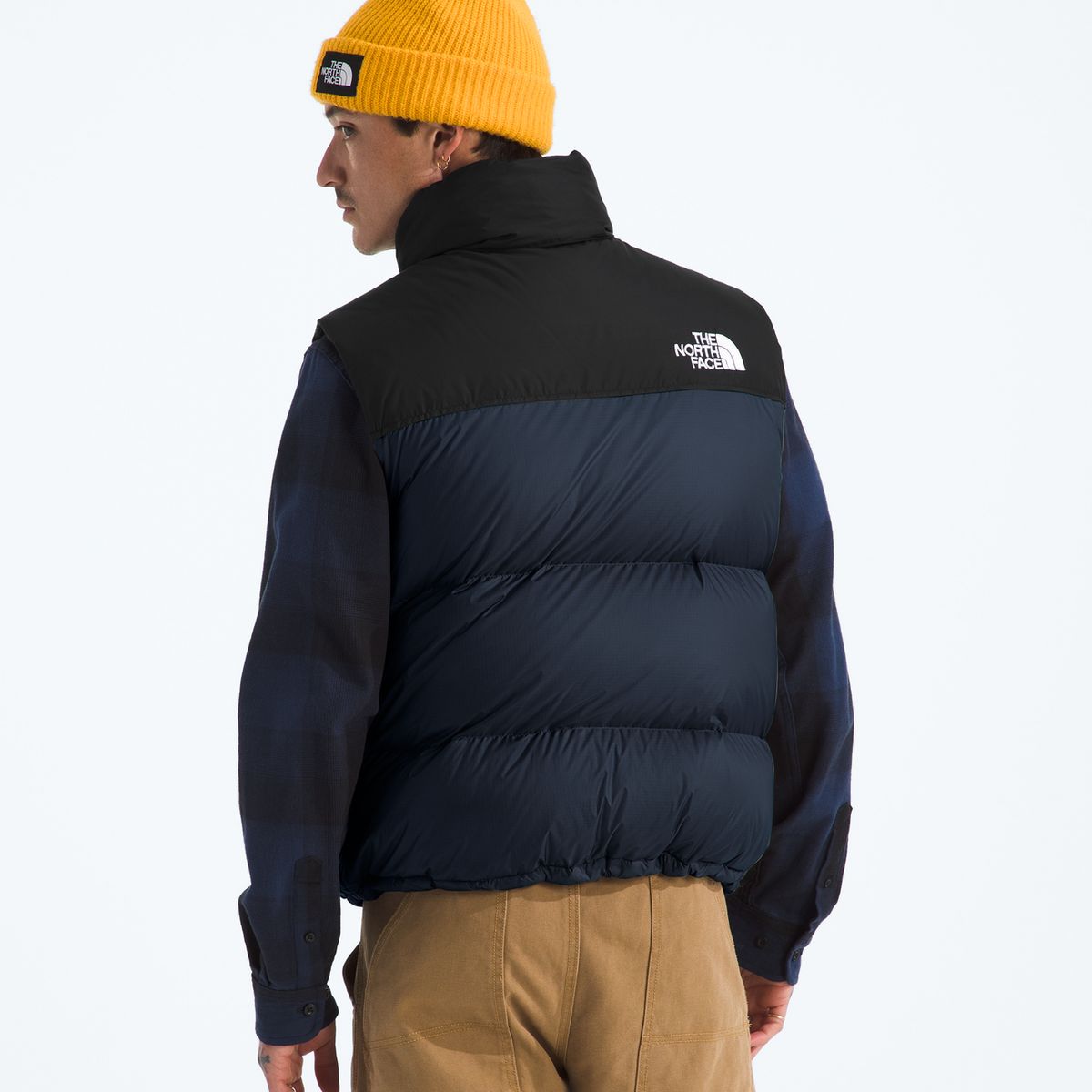 THE NORTH FACE - Chaqueta De Pluma 1996 Retro Nuptse Vest Hombre Azul Marino