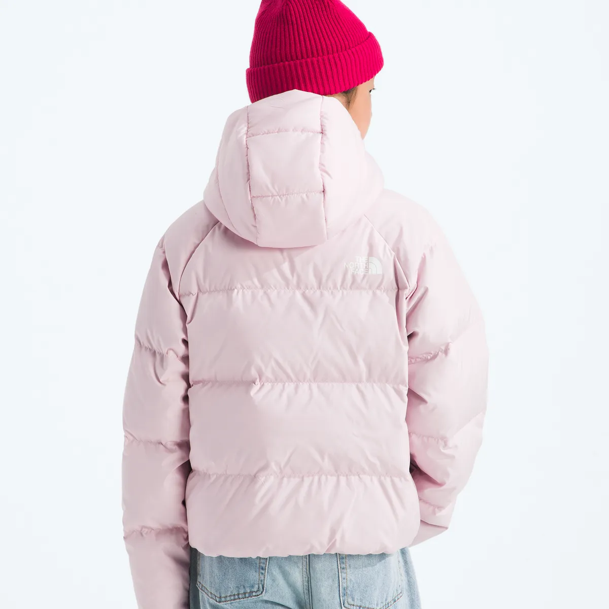 THE NORTH FACE - Chaqueta North Down Hooded Jacket Niña Rosado