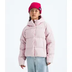 THE NORTH FACE - Chaqueta North Down Hooded Jacket Niña Rosado