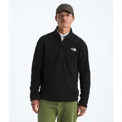 THE NORTH FACE - Polar Textured Cap Rock ¼ Zip Hombre Negro