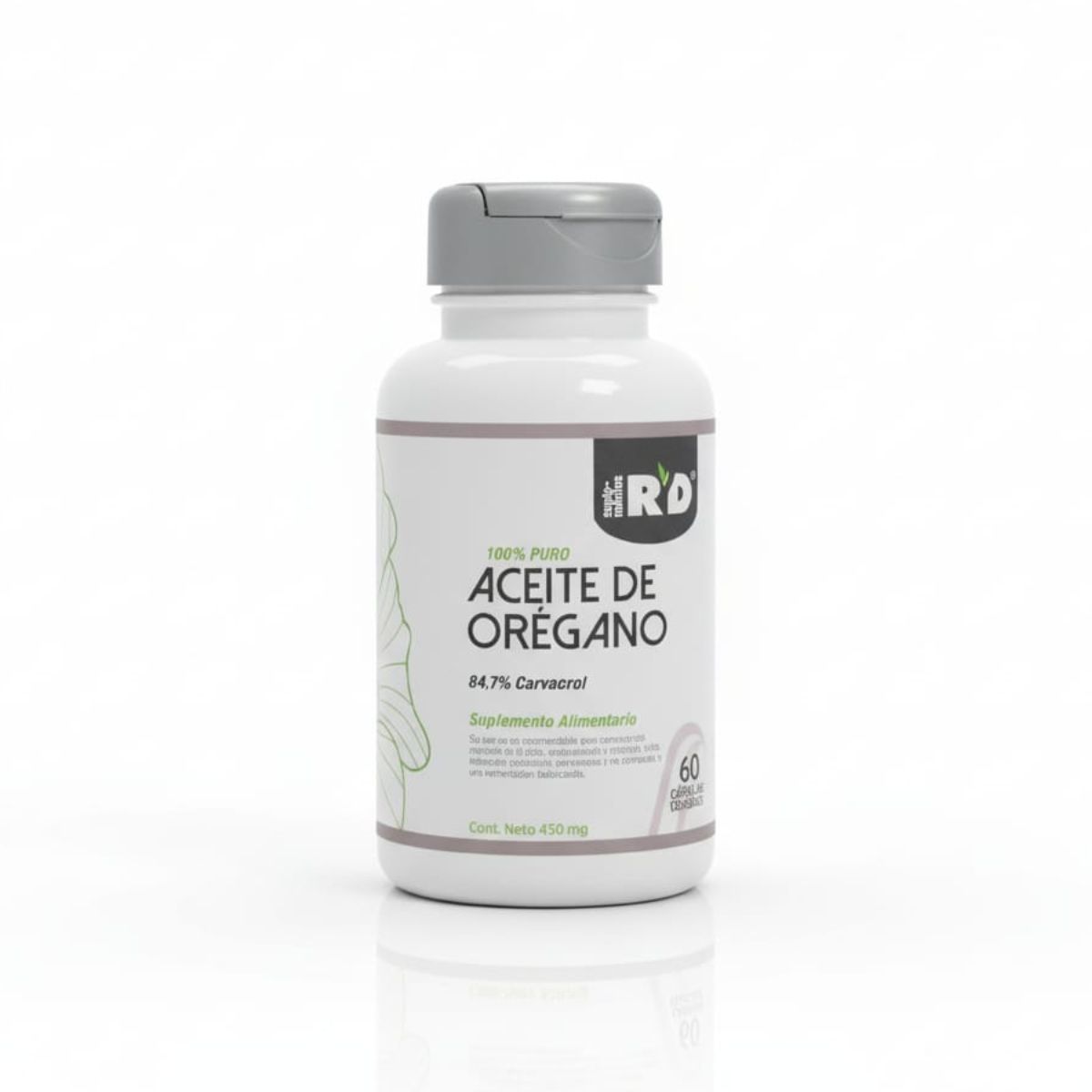 GENERICO - Aceite de Oregano 84,7% Carvacrol 60 capsulas RYD