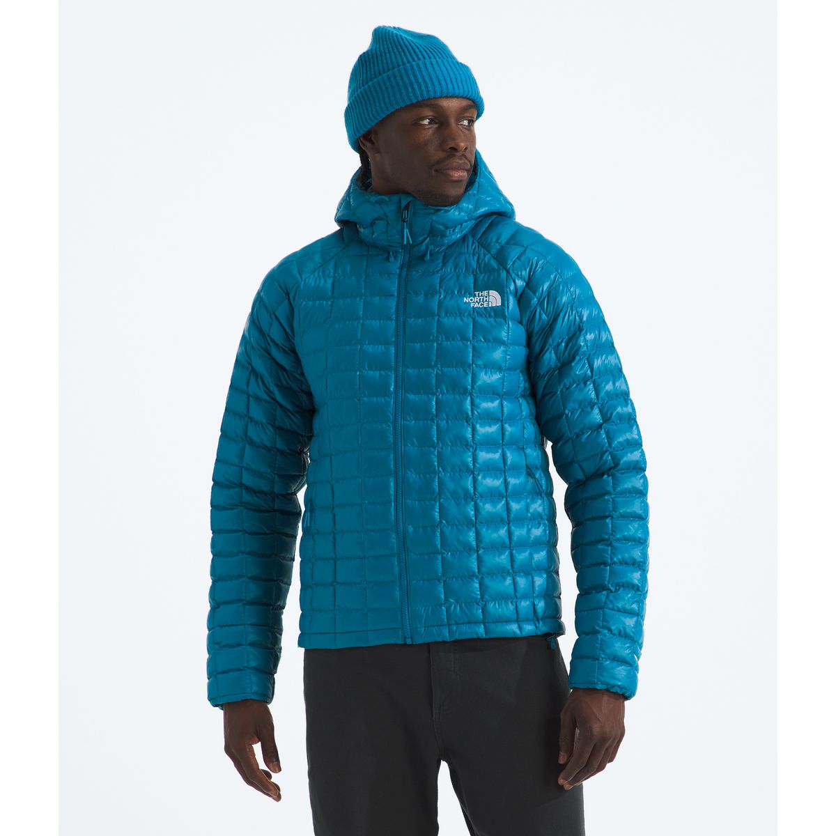 THE NORTH FACE - Chaqueta Thermoball Hooded Jacket Hombre Azul
