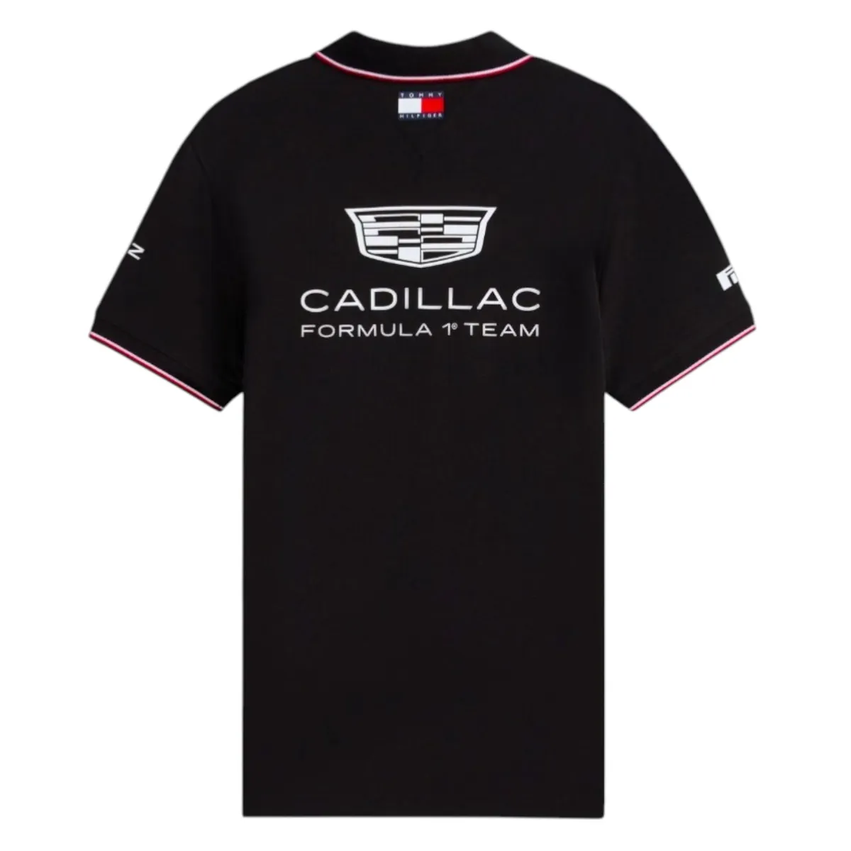 TOMMY HILFIGER - Polera Polo TOMMY HILFIGER Cadillac F1 Team Checo Perez Oficial 2026 Negro