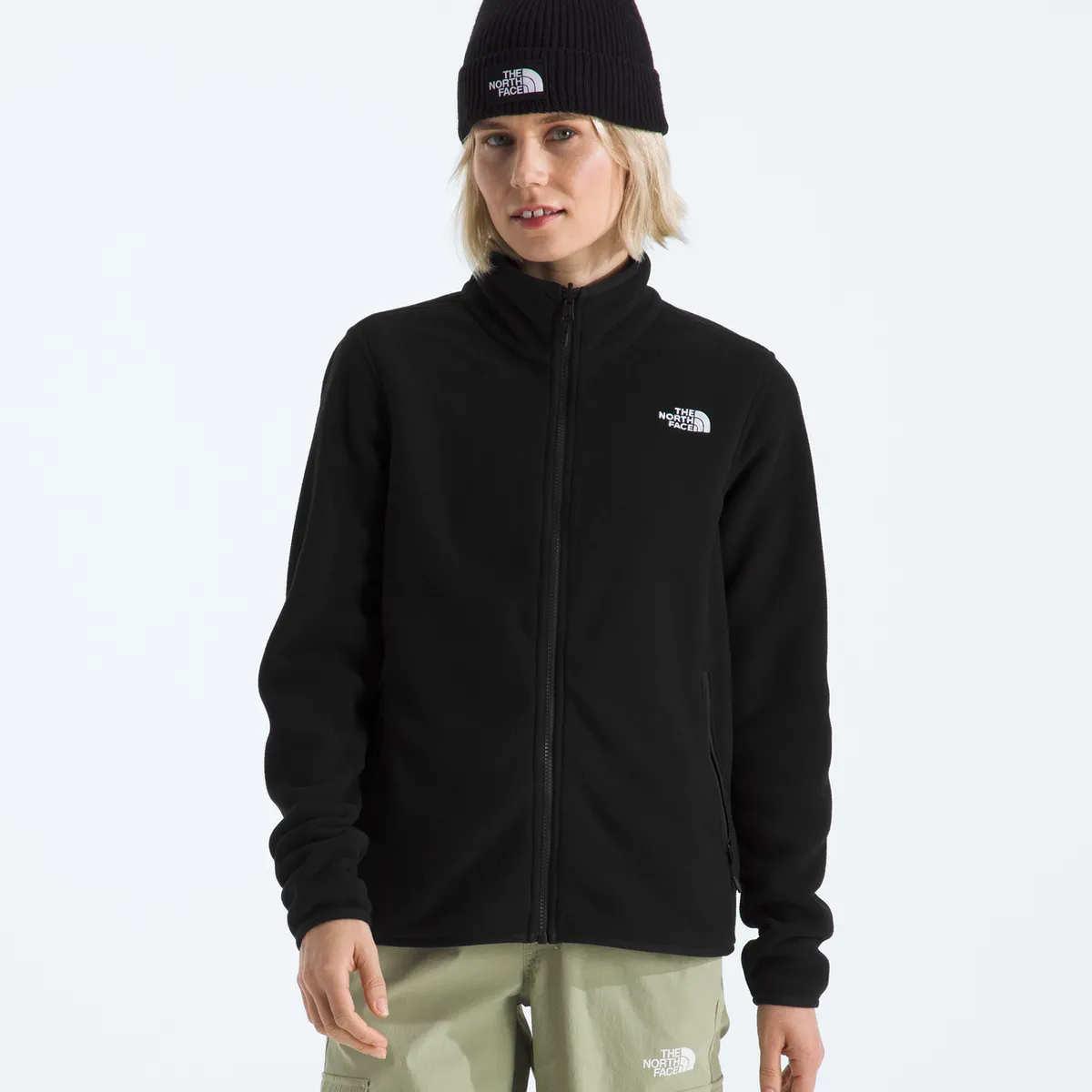 THE NORTH FACE - Chaqueta Glacier Fleece Jacket Mujer Negro