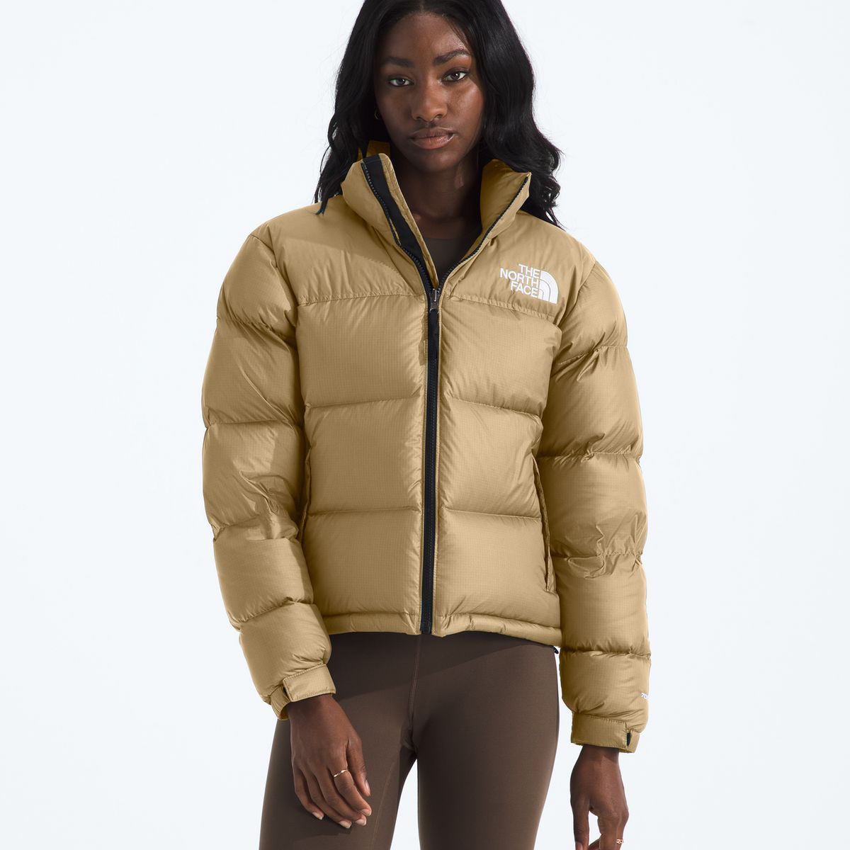 THE NORTH FACE - Chaqueta De Pluma 1996 Retro Nuptse Mujer Café Claro