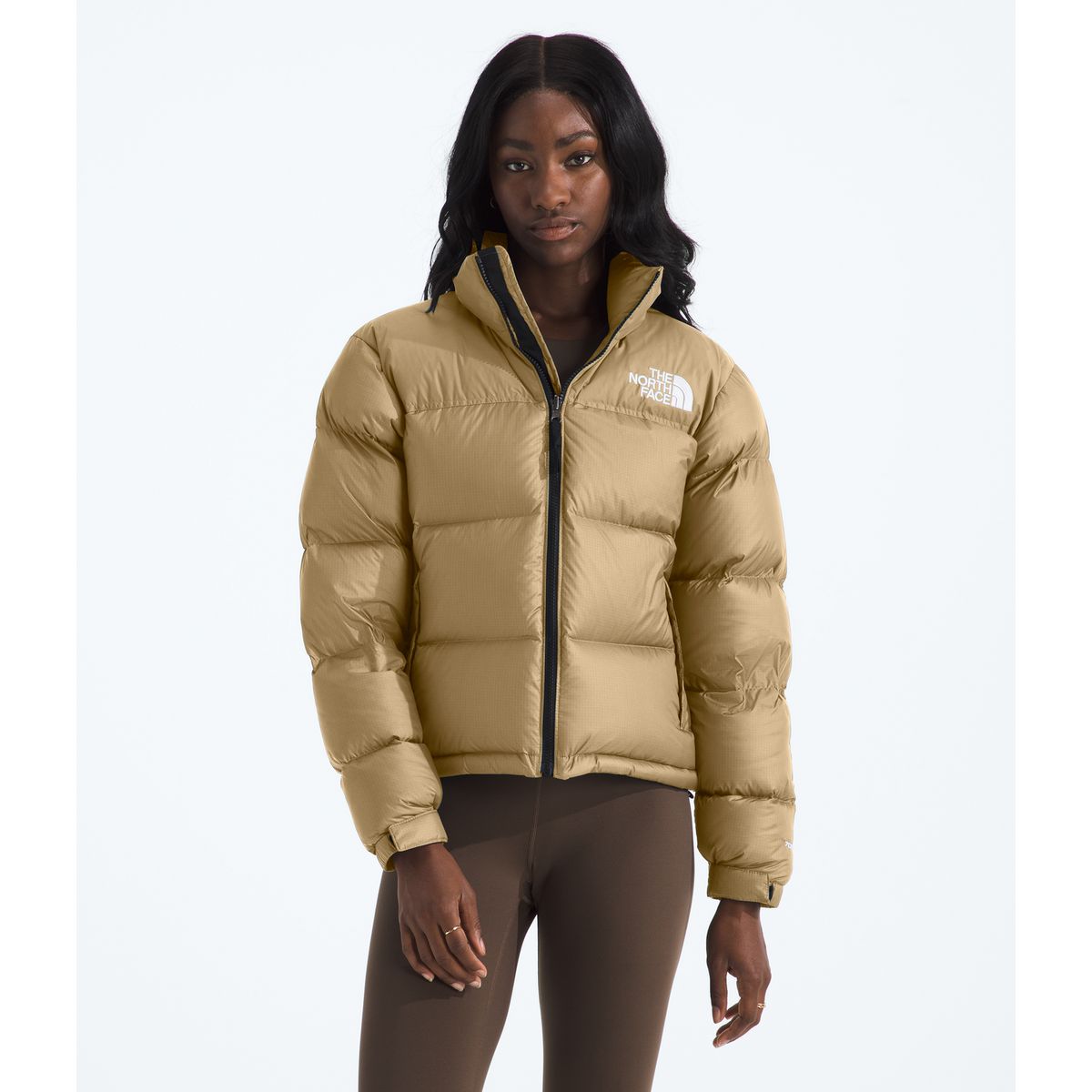 THE NORTH FACE - Chaqueta De Pluma 1996 Retro Nuptse Mujer Café Claro