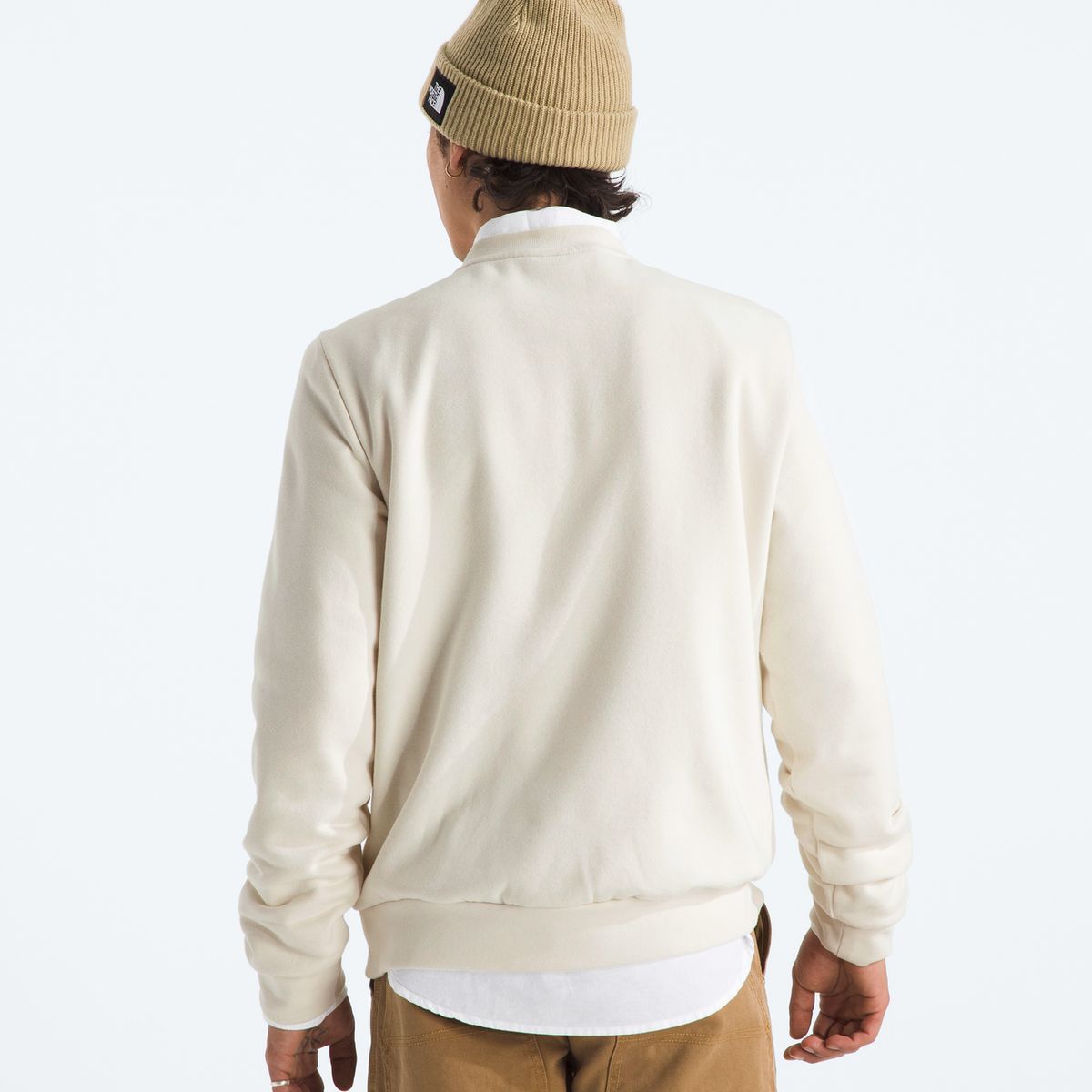THE NORTH FACE - Poleron Evo Simple Dome Crew Hombre Blanco Invierno