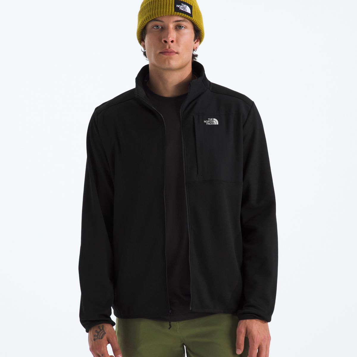 THE NORTH FACE - Chaqueta Tnf Performance Fleece Full Zip Jacket Hombre Negro