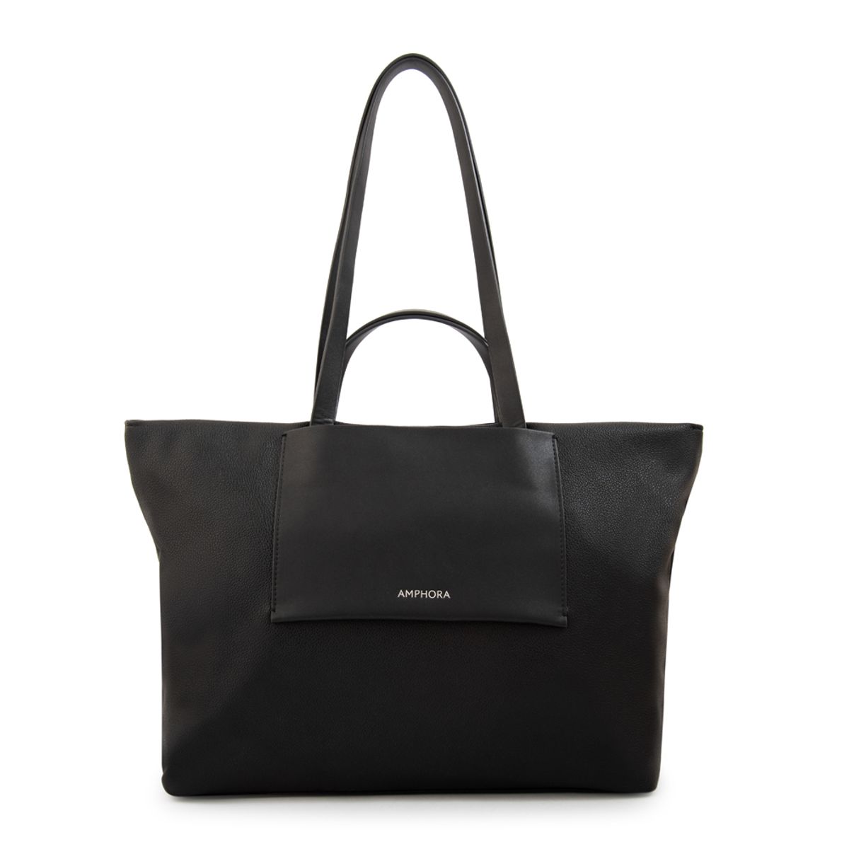 AMPHORA - Cartera tote bote nadia grande negro